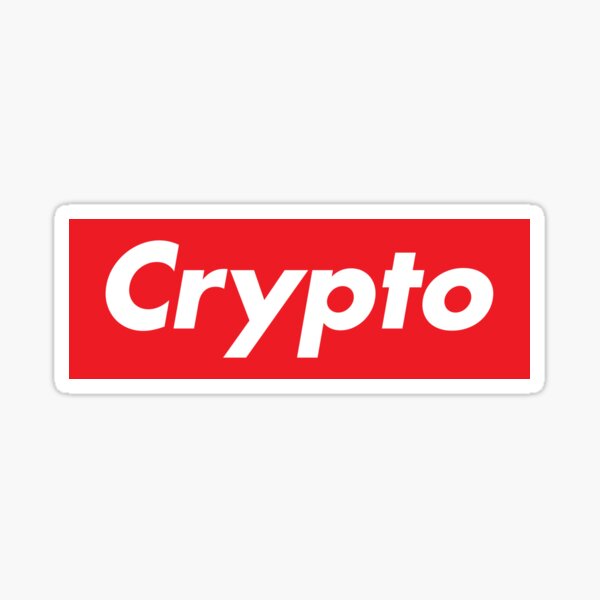 Crypto Supreme Sticker