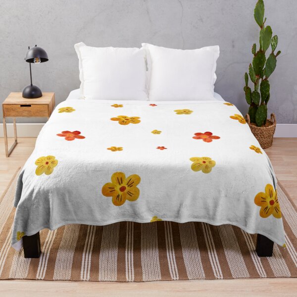 Artikelvorschau, Flower red yellow orange simple seamless pattern entworfen und verkauft von Yana Mustafina | Boho Soulful Designs.