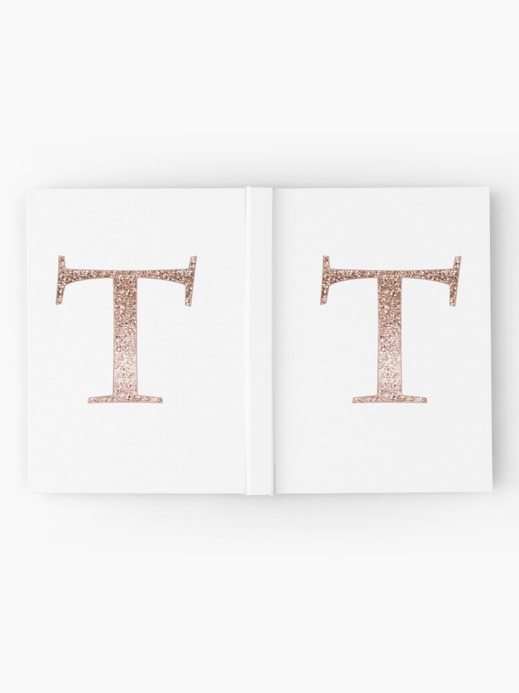 Letter A Rose Gold Pink Initial Monogram Wallpaper by Nature Magick