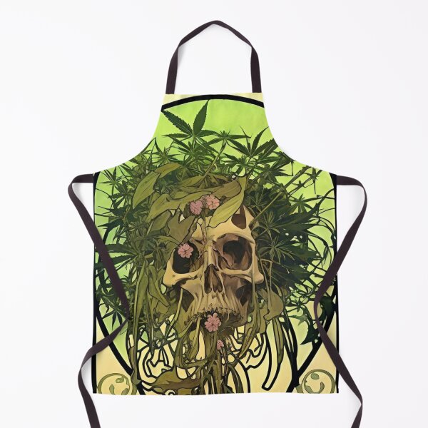 Item preview, Weed After Death 3 56 - Stoner Skull Art designed and sold by Benito Del Ray.
