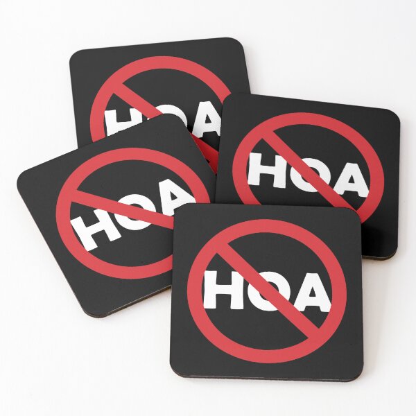 Item preview, No HOA, Anti HOA sign designed and sold by SubtleSplit.