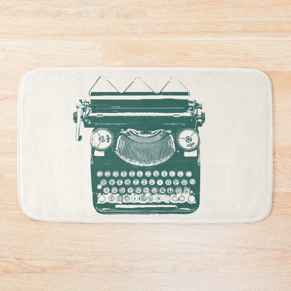 Item preview, Retro green typewriter  designed and sold by Juditdesign.