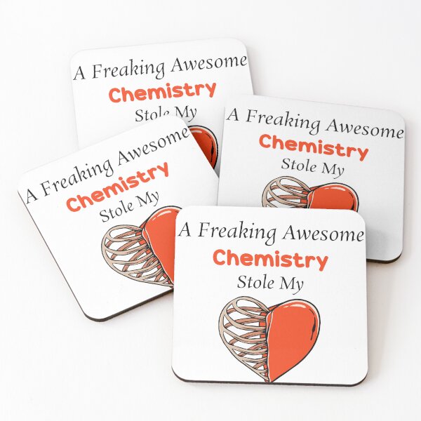 Item preview, A Freaking Awesome Chemistry Stole My Heart , Chemistry Valentines designed and sold by The2Art.