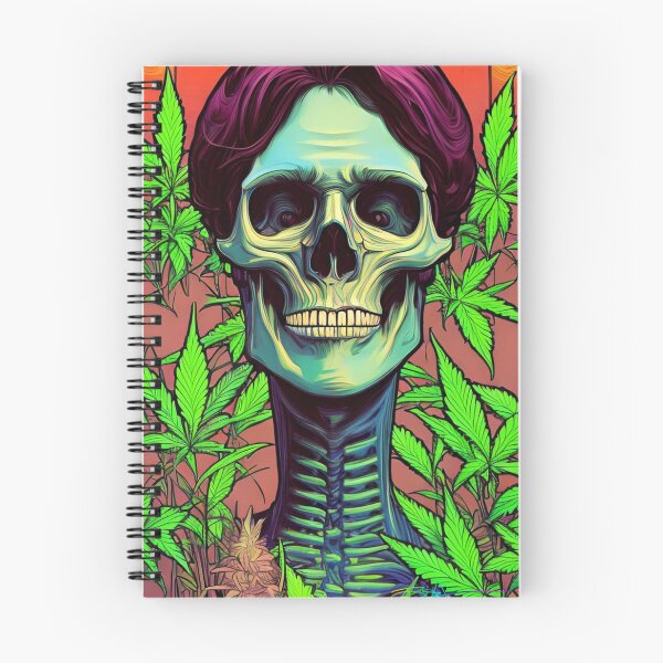 Item preview, Weed After Death 60 - Stoner Skull Art designed and sold by Benito Del Ray.