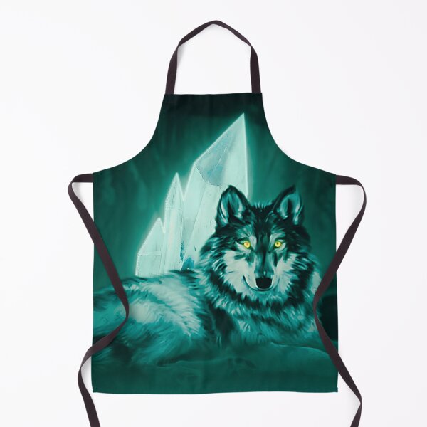 Item preview, Magical Crystal Glowing Wolf Design Green designed and sold by MAEffects.