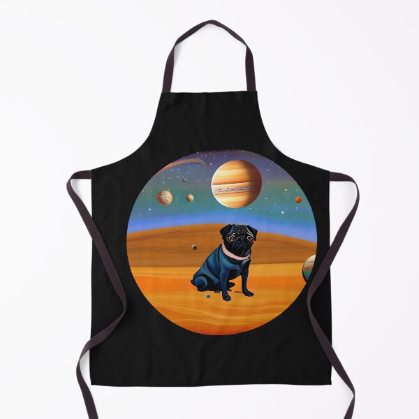 Item preview, Pug in Space. Pug planet. Pug on the moon. designed and sold by Doggymadness.