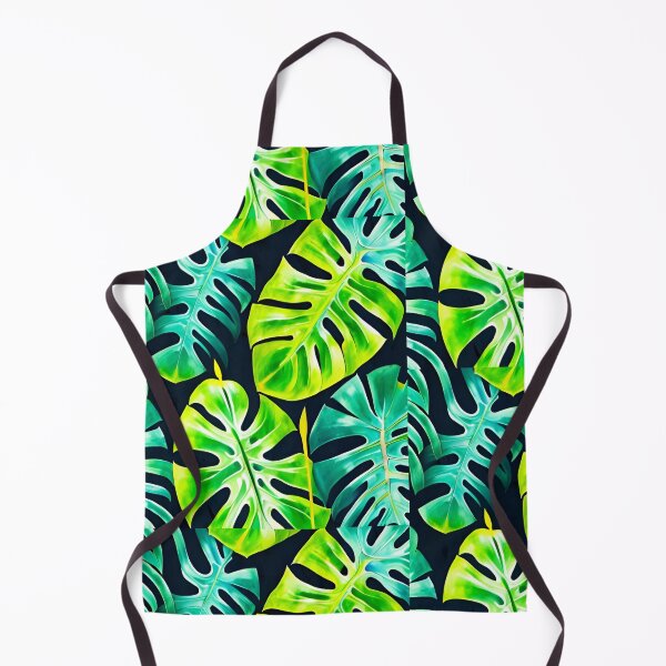 Item preview, Monstera Leaves - colorful tropical leaf pattern designed and sold by Ascooepics.