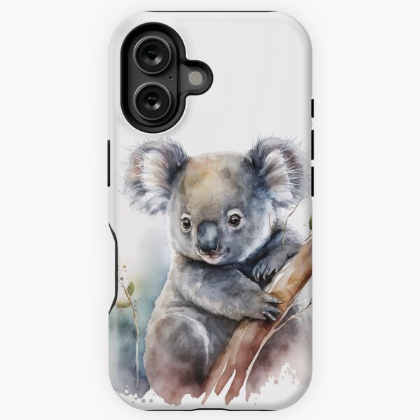 Item preview, Watercolor Cute Baby Koala on the Tree, Joey designed and sold by MoonFoxDesign.