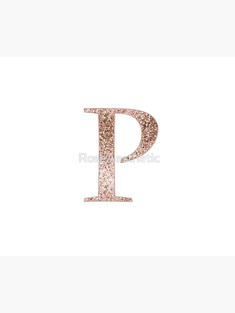 RoseAesthetic Q Monogram Letter T-Shirt