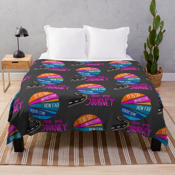 Item preview, It is so impressive how far you've come trust your journey pink design for life struggles, life challenges, or physical or mental recovery. Mental awareness design.  designed and sold by tranquilbeach.