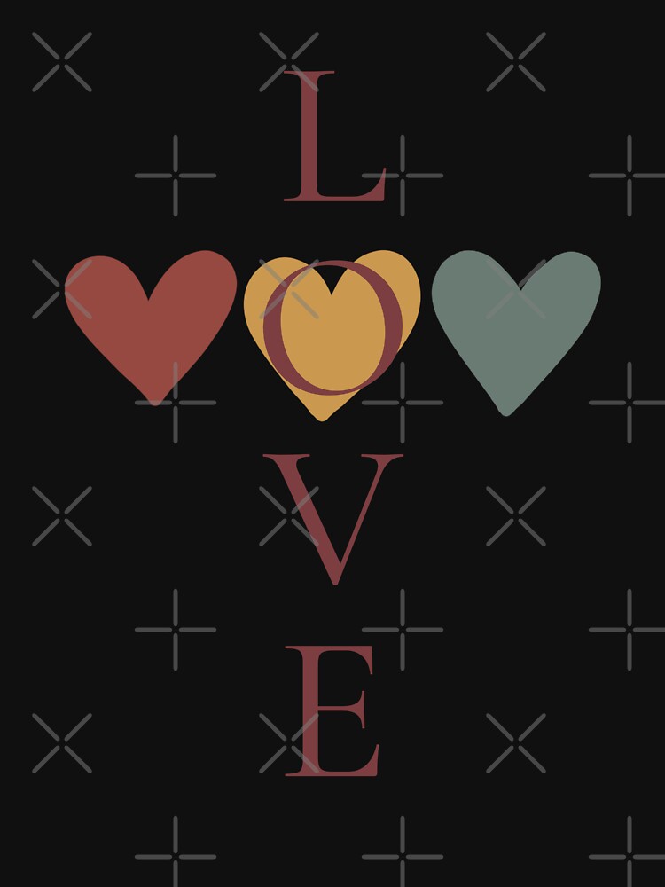 Love, Lovely February 14 Valentines Day Hearts Boho Aesthetic For