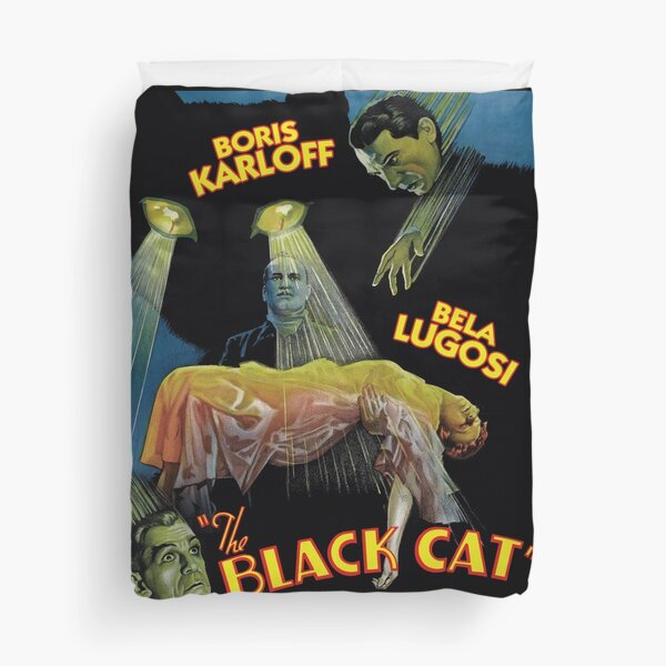 The Black Cat Duvet Cover