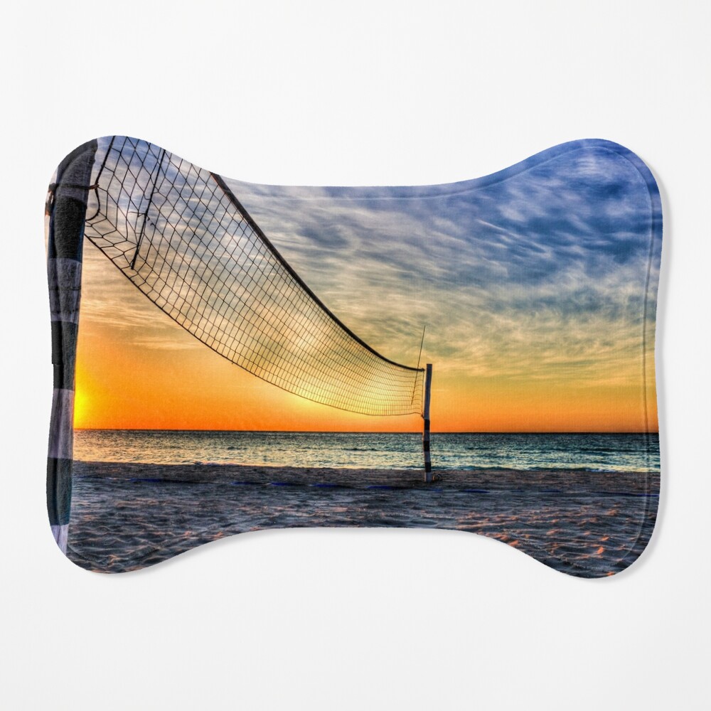 Wall Mural Beach volleyball net.