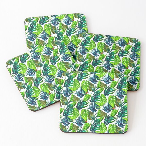 Item preview, Monstera tropical leaves pattern designed and sold by Ascooepics.