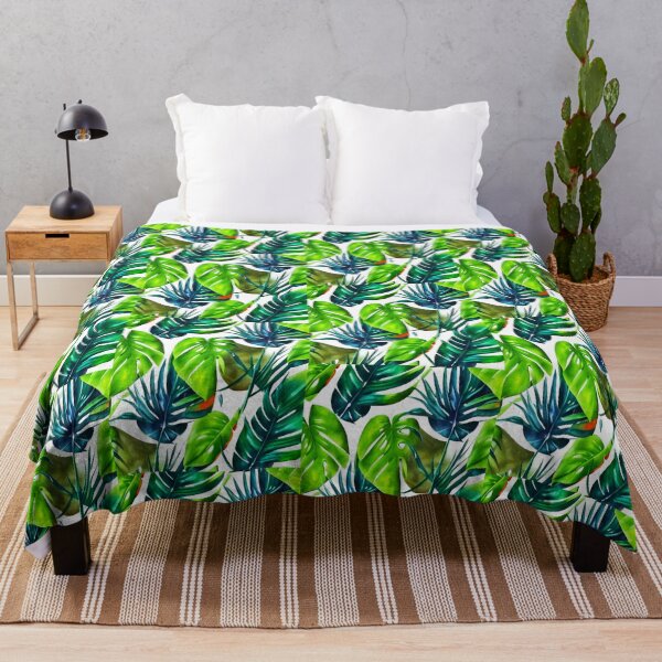 Item preview, Monstera tropical leaves pattern designed and sold by Ascooepics.