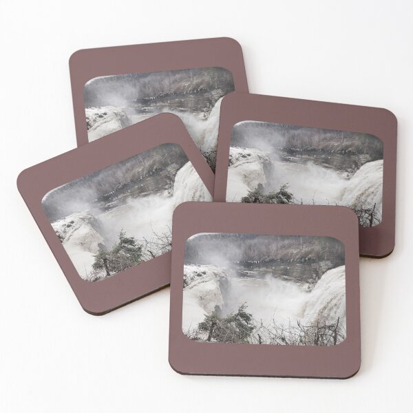 Item preview, Middle Falls In Winter, Genesee River, Letchworth State Park, Western New York State designed and sold by TechLaughs.