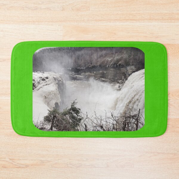 Item preview, Middle Falls In Winter, Genesee River, Letchworth State Park, Western New York State designed and sold by TechLaughs.