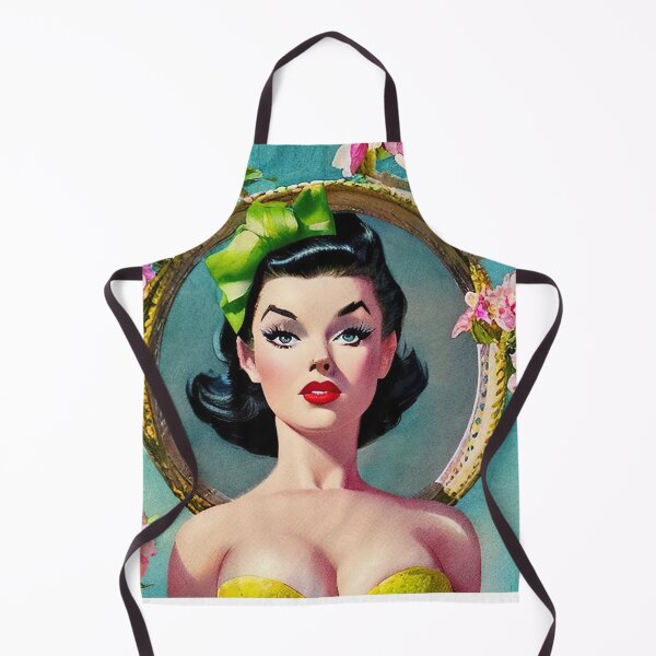 Item preview, Floral Mystery - Pinup Girl designed and sold by cutestpinups.