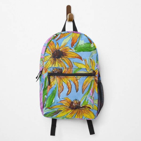 Item preview, Rudbeckia and Flox Flowers Watercolor Painting designed and sold by Svitlana Prouty.
