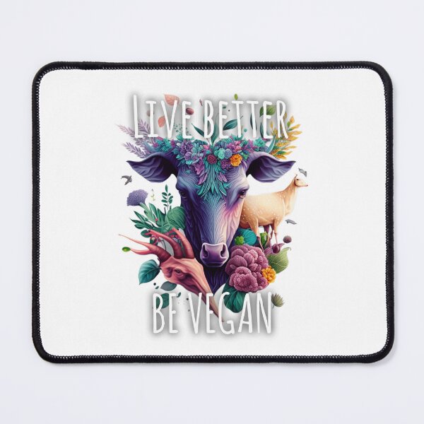 Item preview, Live Better, Be Vegan - Veganism Quote designed and sold by EnzoVectorism.