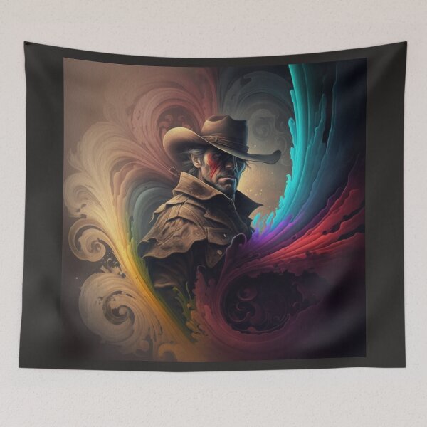 Item preview, Renegade Cowboy in Coloured Gun Smoke designed and sold by GrungeGarage.