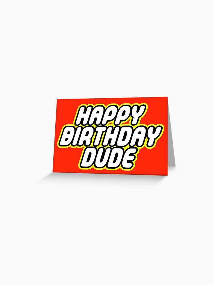 Carte De Vœux Bon Anniversaire Mec Par Chilleew Redbubble