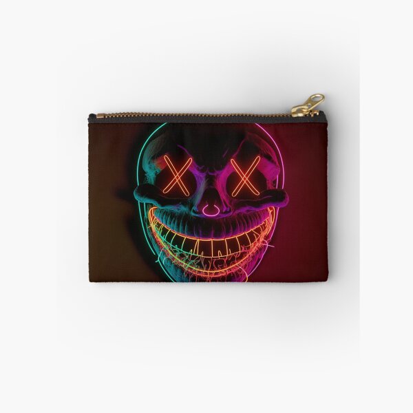 Item preview, Cross Smiley Face In Neon designed and sold by letsgetinspired.