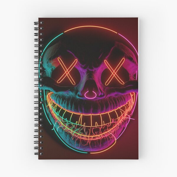 Item preview, Cross Smiley Face In Neon designed and sold by letsgetinspired.