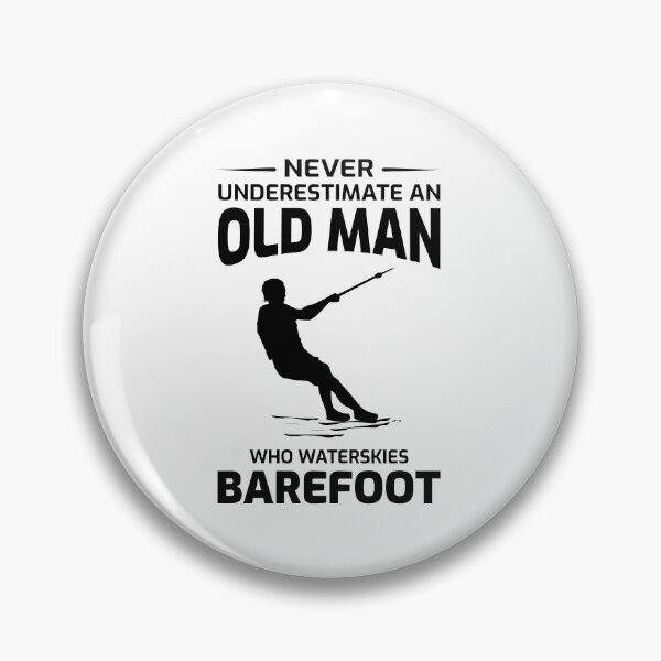 Item preview, Barefoot skiing Water Sport Motorboat Dad Grandpa designed and sold by CuteDesigns1.