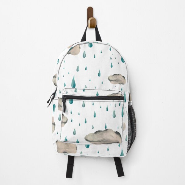 Item preview, Cloud rainy grey drop seamless pattern watercolor designed and sold by Yana Mustafina | Boho Soulful Designs.