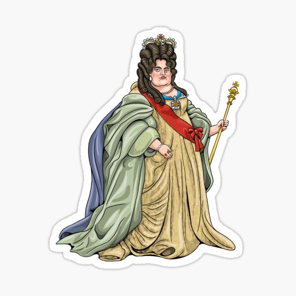 Queen Anne (Design 2) Sticker