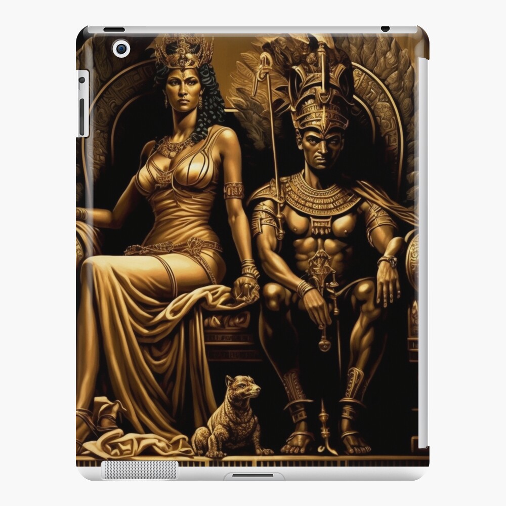 QUEEN CLEOPATRA AND PTOLEMY XIV | Art Board Print