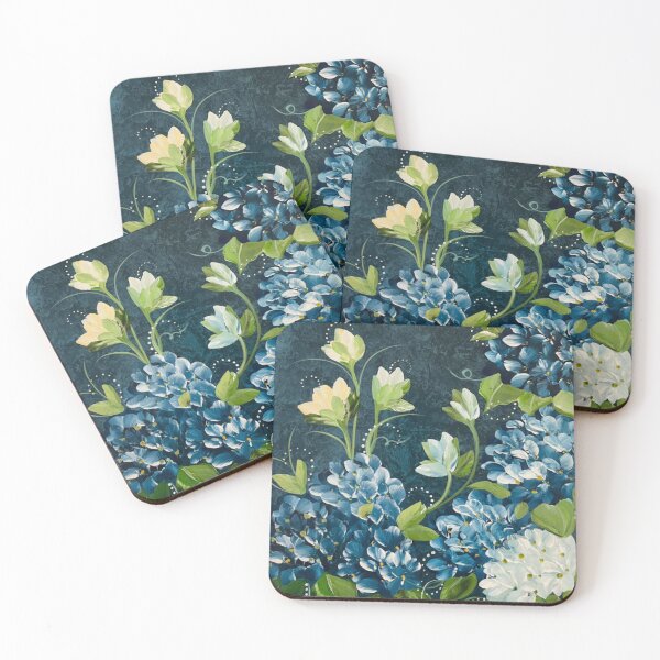 Item preview, Blue Hydrangea Original Artwork Print For Gifts  designed and sold by KirwanArt.