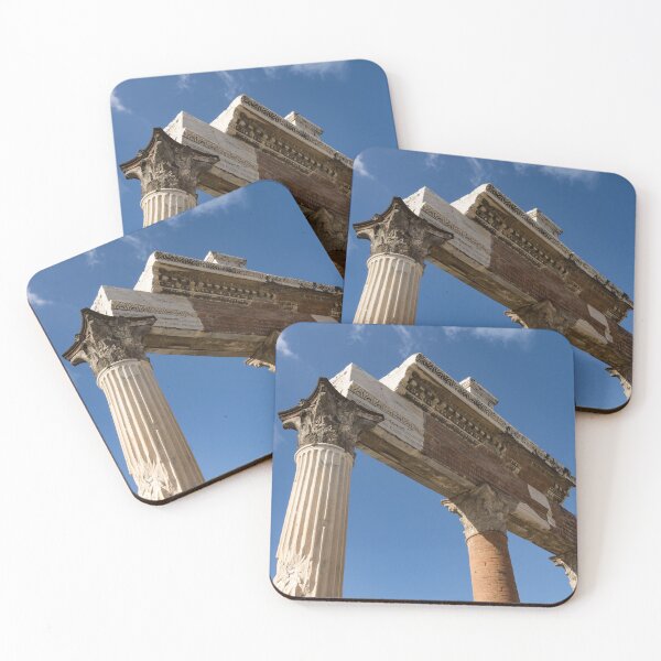 Item preview, Ancient Pompeii Broken Treasures - A Skyward View of a Classical Corinthian Colonnade designed and sold by Georgia Mizuleva.
