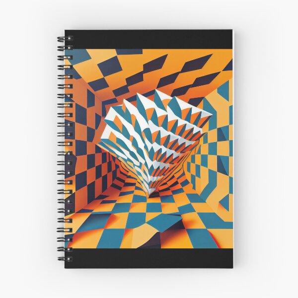 Artikelvorschau, 80s style surreal optical illusion entworfen und verkauft von ArtificialGenes.