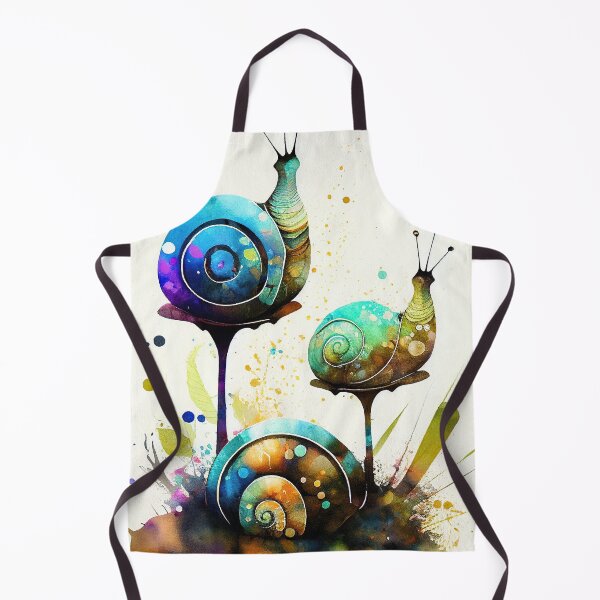 Item preview, Abstract poster for a touch of poetry: snails and rain designed and sold by Bird Design.