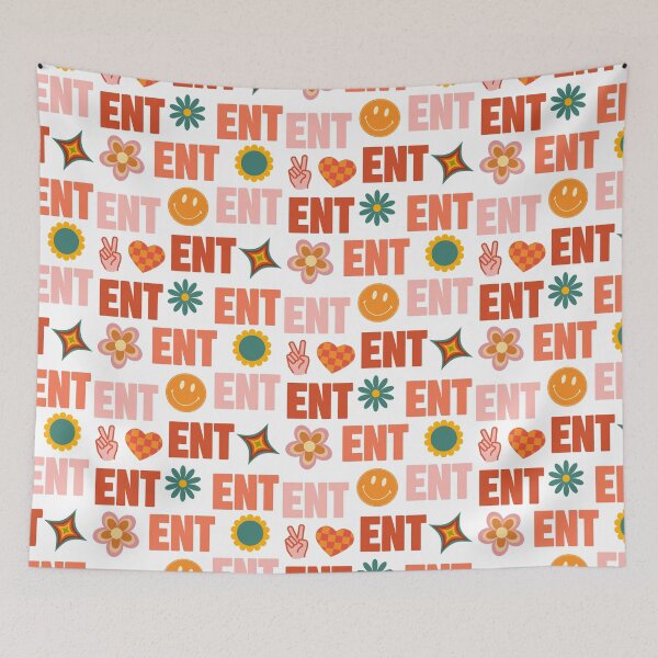 Item preview, Groovy ENT Pink and Orange designed and sold by Hear4theEars.