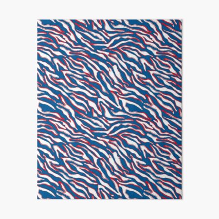 Zubaz Buffalo Football Pattern #66 Art Board Print for Sale by