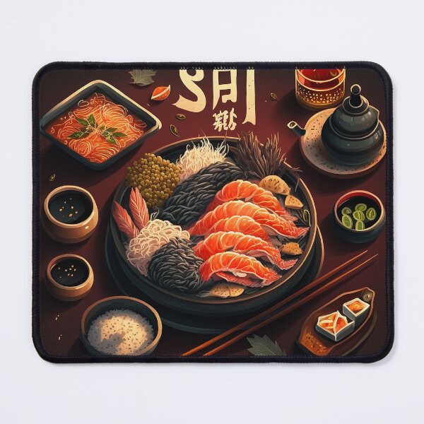 Item preview, Sashimi with side dish designed and sold by ArteroAI.