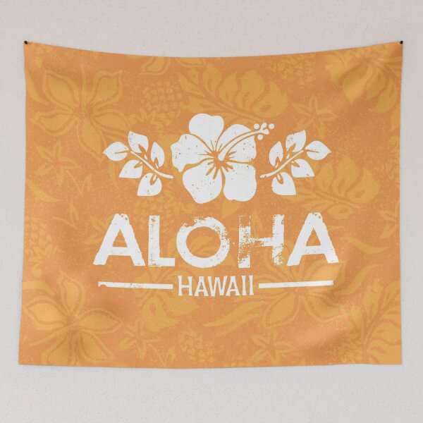 Item preview, Retro Aloha Hawaii Greeting designed and sold by J Marielle Designs.