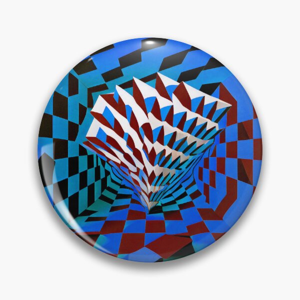 Artikelvorschau, 80s style surreal optical illusion entworfen und verkauft von ArtificialGenes.