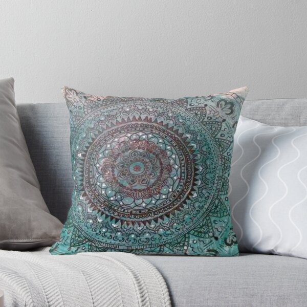 Item preview, Teal Mandala designed and sold by Jen Hallbrown.