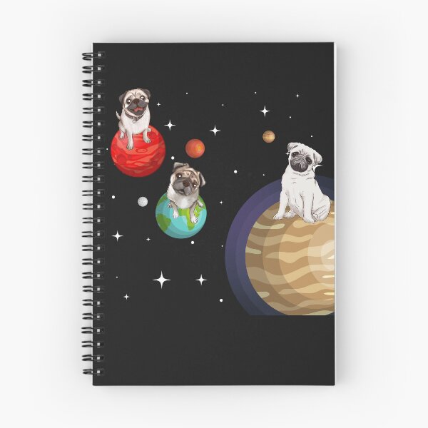 Item preview, Pugs in Space. Pugs from outerspace designed and sold by Doggymadness.