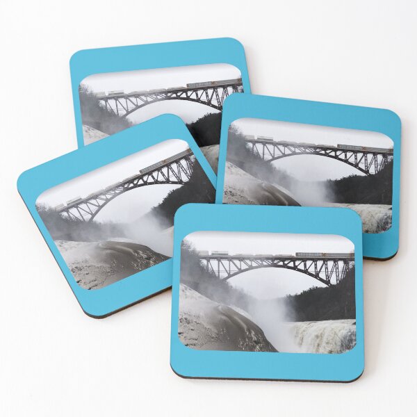Item preview, Train Over Upper Falls, Letchworth State Park, Western New York State Waterfalls  designed and sold by TechLaughs.