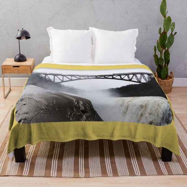 Item preview, Train Over Upper Falls, Letchworth State Park, Western New York State Waterfalls designed and sold by TechLaughs.