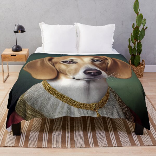 Item preview, Beagle Dog Breed Portrait Royal Renaissance Animal Painting designed and sold by Nalaxation.