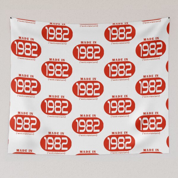 Item preview, 1982 - BirthdayYear - WhtRed     designed and sold by GimmethatSugar.