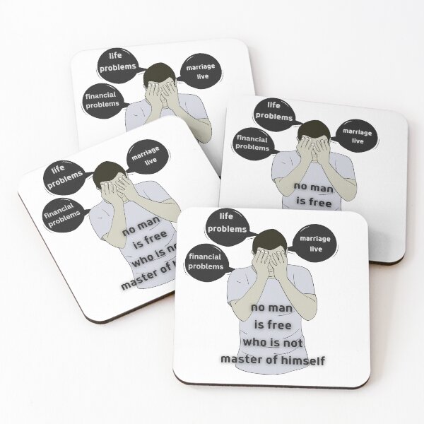 Item preview, No Man Is Free Who Is Not Master Of Himself designed and sold by elkingo.