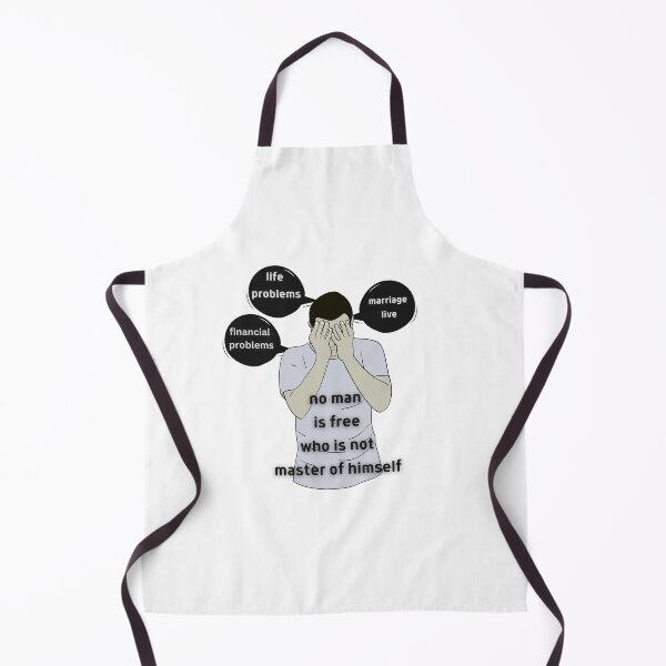 Item preview, No Man Is Free Who Is Not Master Of Himself designed and sold by elkingo.
