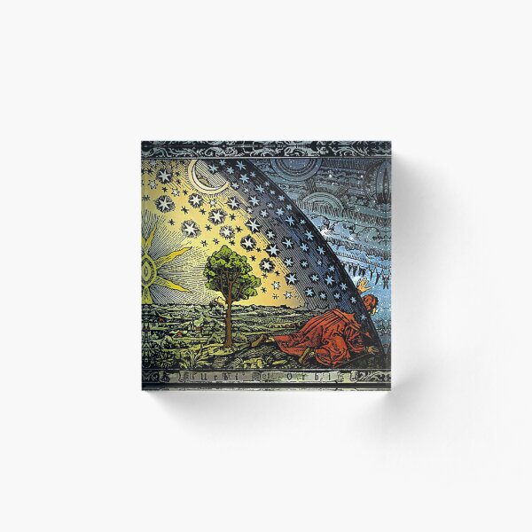 Flammarion engraving Acrylic Block